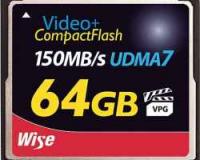Карта памяти CF 1000X 64 Гб Wise CF-11640