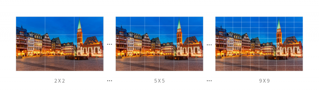 Примеры настроек функции CrossHatch, особенно полезной кинематографистам 