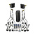 Комплект света Dedolight SLED4-BI-M-E