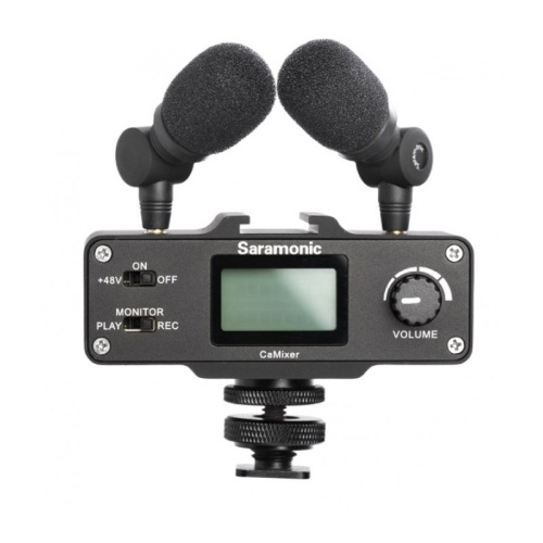 Микшер Saramonic CaMixer со стереомикрофоном двухканальный