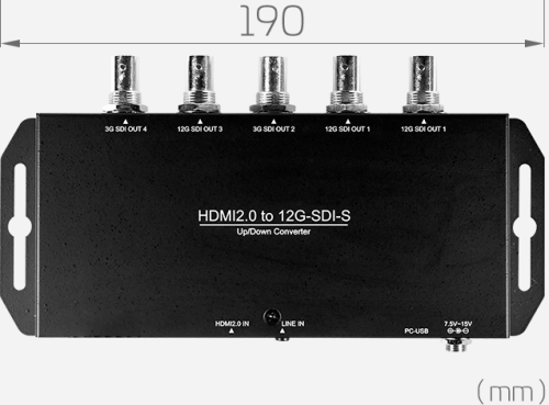 Преобразователь HDMI 2.0 в 12G-SDI Yuan