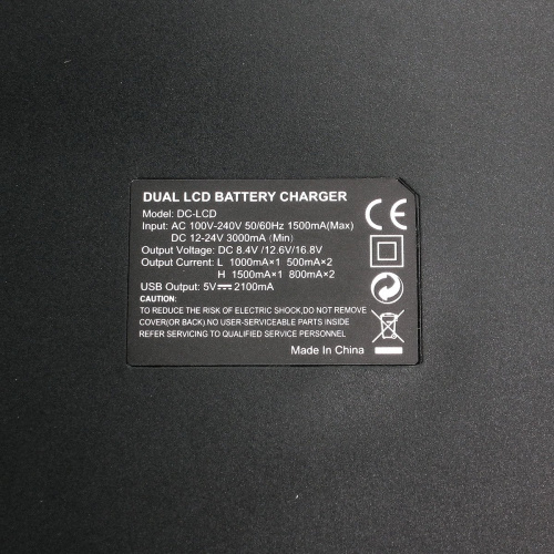 Зарядное устройство 2-х канальное 16,8В CNRY BP-A LCD