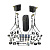 Комплект света Dedolight SLED4-D-M-E