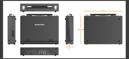 Видеомикшер AVMATRIX PVS0613 портативный 6CH SDI