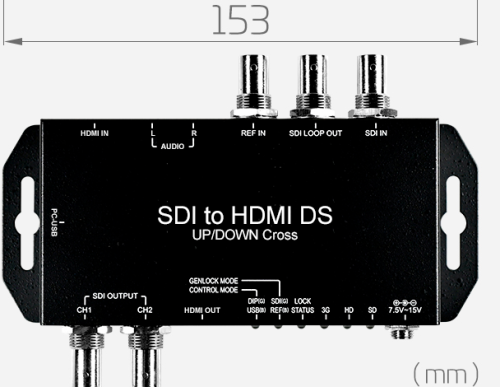 Перекрестный преобразователь SDI bidirect HDMI Genlock Cross Yuan