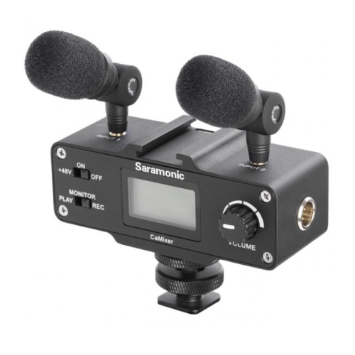 Микшер Saramonic CaMixer со стереомикрофоном двухканальный