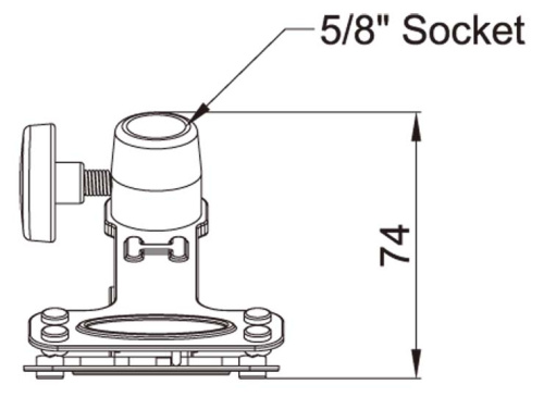 Крепление (черн.) ACE ACP-360B