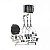 Комплект из 3 приборов DEDOLIGHT BWLED2x1-BI-B-E