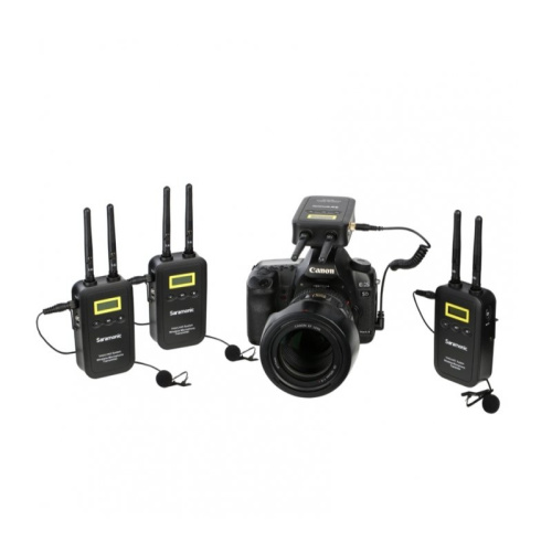 Цифровая радиосистема с 3 передатчиками и 1 приемником Saramonic VmicLink5 TX+TX+TX+RX
