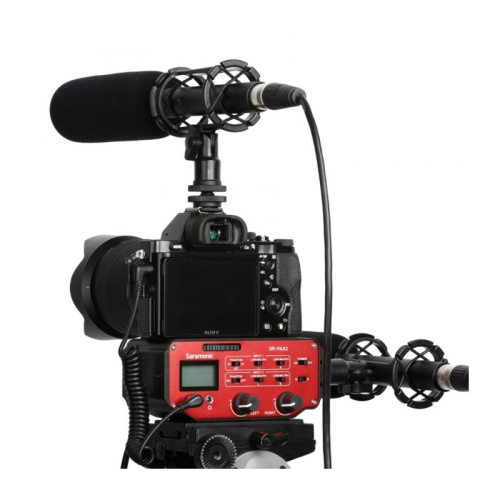 Микшер накамерный Saramonic SR-PAX2 (1 стерео, 2 моно-входа 3,5 мм)