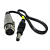 Кабель переходной DC - DC XLR 4 pin, 45 см FXLION L45-DC