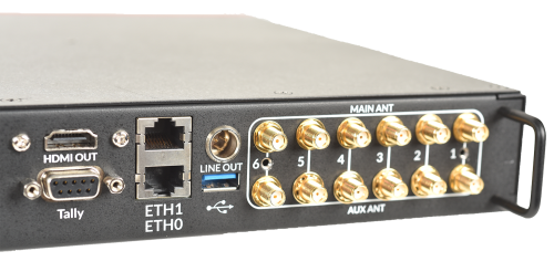 Видеостример рэковый с встроенными модемами LiveU LU610 HEVC-4K-M