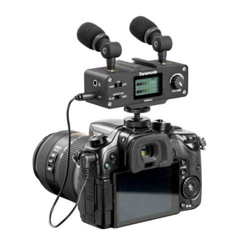 Микшер Saramonic CaMixer со стереомикрофоном двухканальный