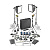 Комплект света Dedolight SLED2x2-BI-M-E