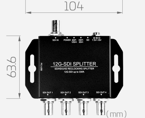 Разветвитель 12G-SDI Yuan