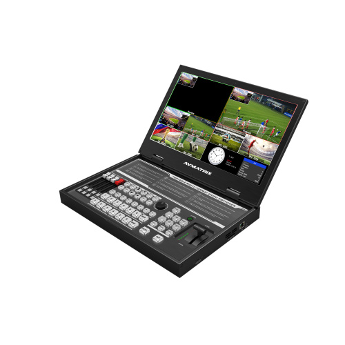 Портативный 6-канальный мультиформатный потоковый коммутатор SDI/HDMI AVMATRIX PVS0615U